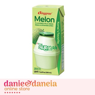 Binggrae Flavored Milk Drink (Banana/Melon/Strawberry)