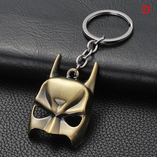 WMPH ✴✹ Metal Marvel Avengers Keychain Spider man Iron man Mask Keyring Key Gift Toys (5)