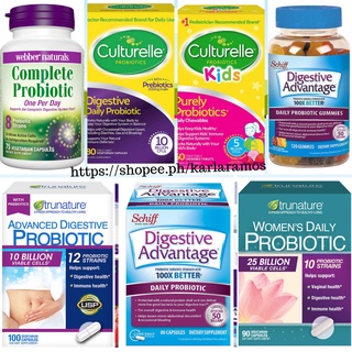 Adult Probiotic | Trunature Probiotic | Culturelle For Kids 60 | Lactaid | Schiff Probiotic