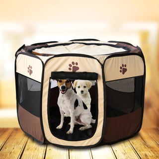 Dog Foldable Soft Bed Cave Cute Kennel Nest Pet Cat House (3)