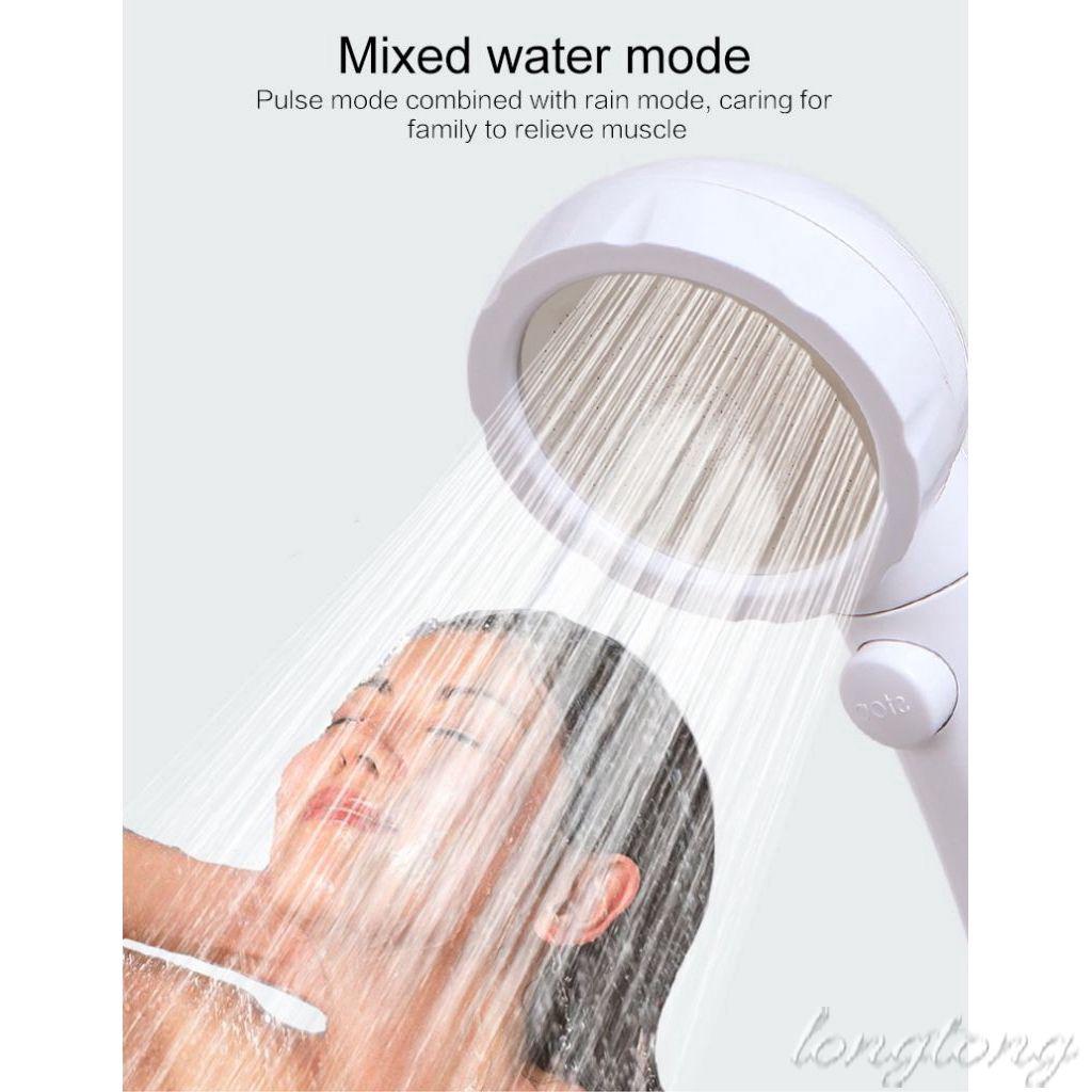 LNT Three-speed Adjustable Switch Shower Handheld Removable Cleaning Shower Head Bathroom