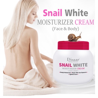 Snail White Cream Whitening Moisturizer Body Lotion Skin Brightening Lightens Scars Body milk 250ML