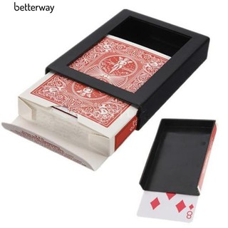 【COD】Better Creative Deck Vanish Disappearing Vanishing Poker Card Close Trick Box Tool