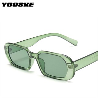 YOOSKE Brand Small Sunglasses Women Fashion Oval Sun Glasses Men Vintage Green Red Eyewear Ladies