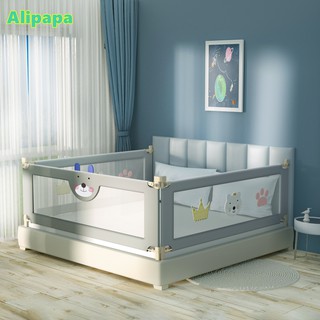【COD】Slide Down Baby Bed Fence Baby Bed Rail Guard For Babies Kids Safety