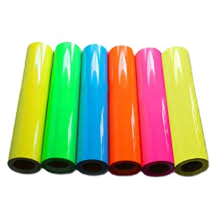 CDP Rubberize Heat Press Vinyl for Tshirt Printing Yasen 1m x 20in Neon Color (3)