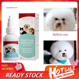 【Ready Stock】●✙【Stock】 【OPHE】50ml Health Care Dog Cat Remove Tear Stains Dirt Liquid Eye Drops Pet S