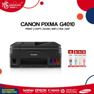 Canon Pixma G4010 Refillable Ink Tank Wireless All-In-One-Fax
