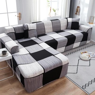 [COD] 1/2/3/4 A sofa cover with good elasticity 35''-118'' L-shaped sofa Embrace the pillowcase L-shaped sofa requires two covers