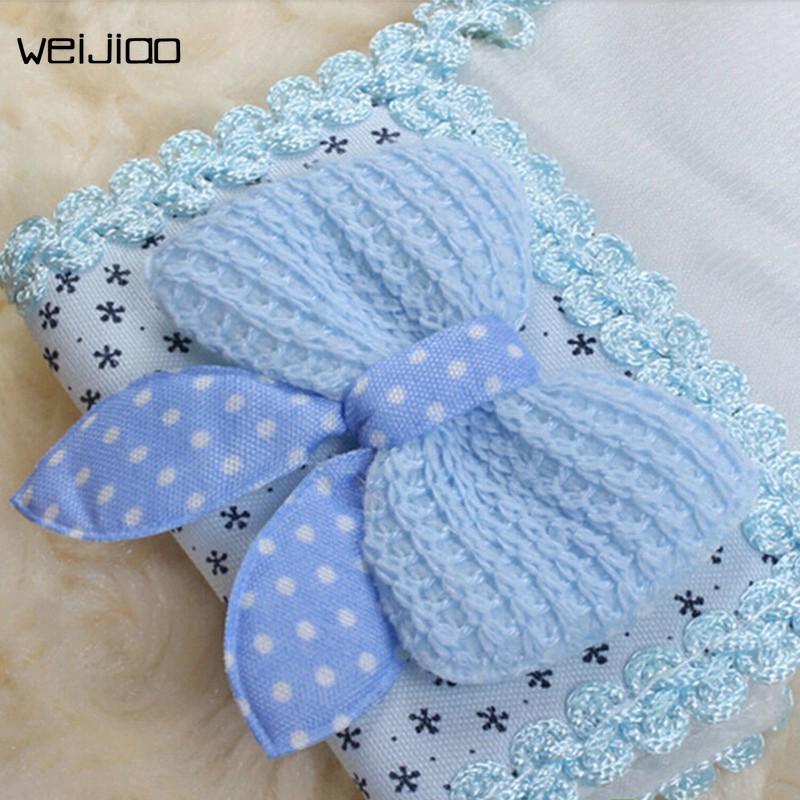 WEIJIAO 1X Bowknot Lace Remote Control Dustproof Case Cover Bags TV Control Protector (7)