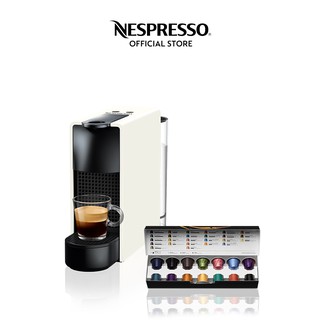 Nespresso® Essenza Mini Coffee Maker White with Complimentary Welcome Coffee Set (1)