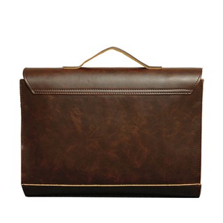 Crazy Horse PU Leather Men Briefcase Famous Brand Men's Messenger Bag Male Laptop Bag Business Fashi (4)