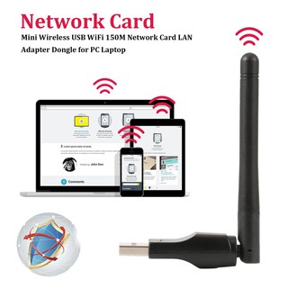 【PROMO】Mini Wireless USB WiFi 150M Network Card LAN Adapter Dongle for PC Laptop (3)