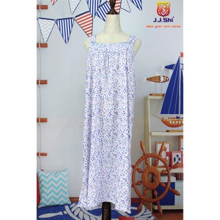 [J.J.SHI]Ladies dress sleepwear and soft cotton comfortable to wear flower design(cod) (8)