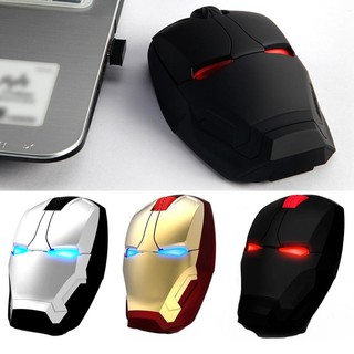 Ready Iron Man Wireless Mouse Gaming USB Mice for Pro Gamers