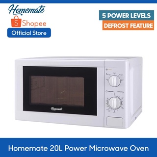 kitchen applianceshome appliance▧❀∋Homemate 20L 5 Power Microwave Oven with Defrost Feature HMMO-M20