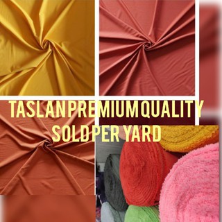 Taslan Plain Colors Fabric Premium Quality