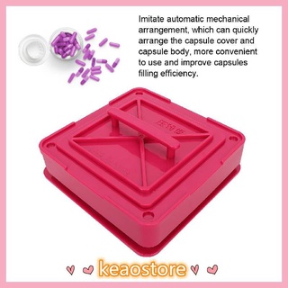 [Wholesale price RM35.99]Keaostore 100 Holes Capsule Filler Plate Manual Capsule Powder Filling Mach