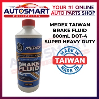 【Spot goods】☬✥Medex Brake Fluid DOT-4 Super Heavy Duty 800mL
