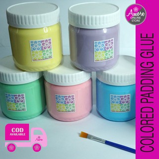 【Ready Stock】✖AMORE - Colored Padding Glue 300mL Binding Adhesives Cement for DIY Memos and Note Pad