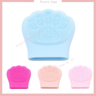 Cat Paw Facial Cleansing Brush Face Brushes Silicone Beauty Washing Pad Facial Exfoliating Face Cleaner