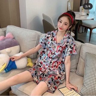 New 2021 Fashion ❅Women's Lingerie Fashion Korean High - End Silk Terno Sleepwear(Size:M-L)❅
