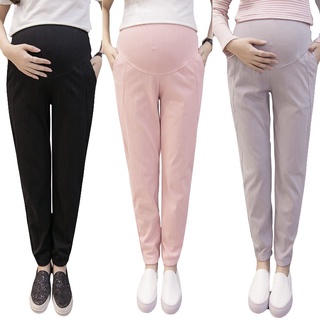 【Stock】 Maternity Pants Blouse Long Pants Maternity Lifting Pants
