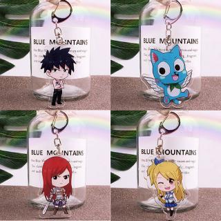 Fairy Tail Keychain Pandent Keyring Cosplay Collectable Key Chain Trend