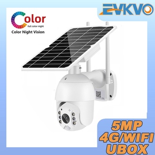 security cameraCCTVmini cctv☾EVKVO - SIM Card 4G / WIFI Camera Solar Energy Panel Battery Included U