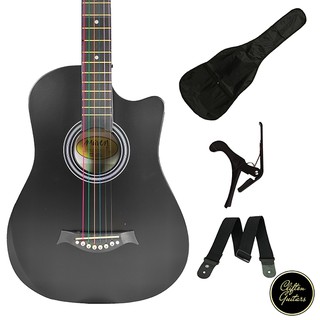 Maven 38 inch Acoustic Guitar Set with Armrest