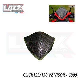 click125/150 v2 visor carbon 6809