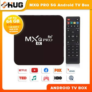 Hug Mxq Pro 5G 4K Android Ultra Hd TV Box