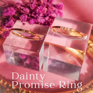 Dainty Promise Ring by Geminei | Minimalist ring | Stainless steel rings | Love rings | Tala by kyla