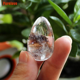 [Purelove] Green Ghost Phantom Stone Crystal Quartz Gemstone Specimen Healing Stone (2)