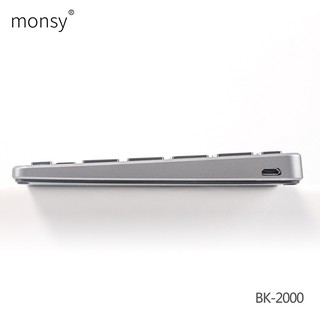 Monsy Keyboard Wireless Keyboard Ultra-Thin Mini Keyboard Bluetooth Keyboard BK2000 (3)