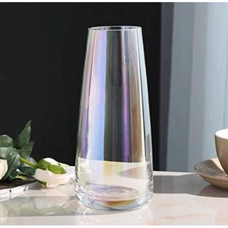 【COD】CLEAR GLASS VASE / NORDIC LIGHT DECORATIVE GLASS VASE / ELEGANT GLASS VASE / JCE V47