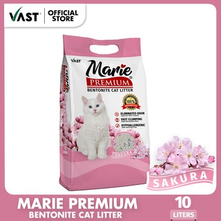 MARIE Premium Cat Litter - Sakura 10L (1)