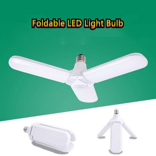 45W 6500K Foldable Fan Blade LED Light Bulb (1)