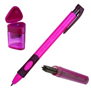 STABILO LEFT&RIGHT Pencil with Lead and Sharpener PINK