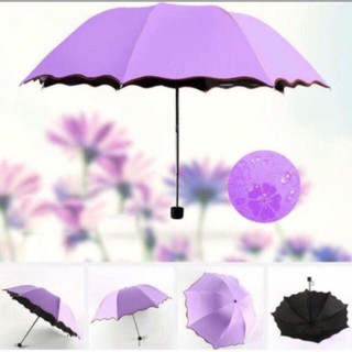 Magic Umbrella Folding Sun/Rain Windproof Flowering Umbrella