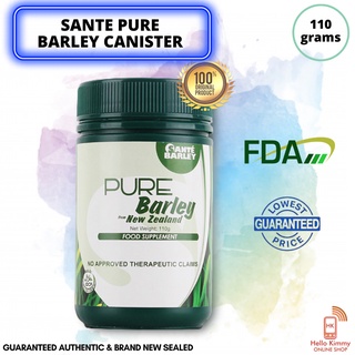 100% ORIGINAL Sante Pure Barley Canister with halal logo Best Seller 30 servings