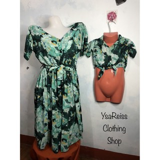 Mother and Daughter Dress/Top Terno