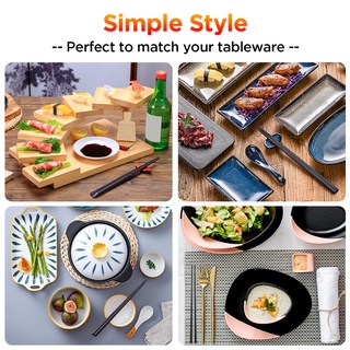 Alloy Non-Slip Reusable Chopsticks Sushi Set Japanese Chopsticks Non-Slip Sushi Set Chinese Food Kitchen Tool (4)