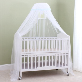 Summer Baby Crib Mosquito Net Self-stand Baby Bed Net Crib Netting with Holder Universal Baby Infant