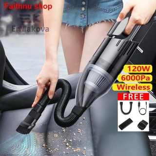 Car vacuum cleaner∈℡❐Vacuum Cleaner Auto Rechargeable 120W Handheld For Car /Home Dry Wet Mini Odkur