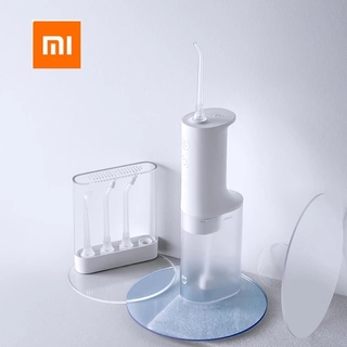 XIAOMI Mijia Smart Electric Oral Irrigator IPX7 Waterfroof Dental Water Jet Flosser 4 Modes Oral Cleaning W/4 NozzlesMemory