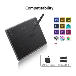 HUION H430P Graphics Drawing Tablet Android Devices Supported Tilt Function Battery-Free Digital Tablet signature OSU graphic Drawing Tablet
