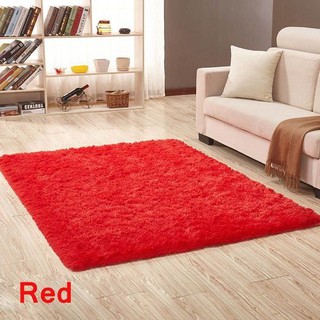 120x80CM Soft Carpet Fluffy Floor Rug Anti-Skid Shaggy Area for Dining and Bedroom