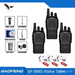 Baofeng Original BF888S UHF FM Transceiver Walkie Talkie Two-Way Radio(Black)BF-888S Free Earpiece S