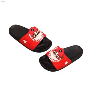 Paborito❁☒PANDA kids shoes Little boy little girl antiskid soft bottom indoor slippers Cute cartoon